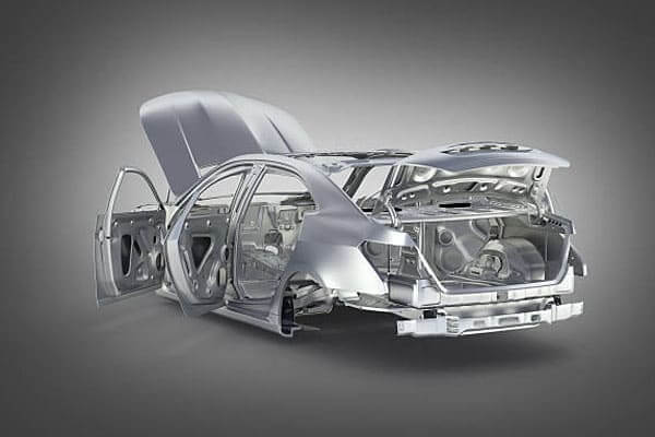 Aluminiumplaat voor auto