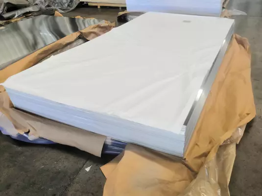 Aluminum sheet with sydney paper