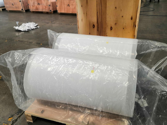 Container aluminum foil packaged