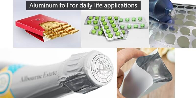 Aluminiumfolienpapier für Anwendungen im täglichen Leben