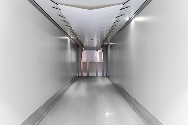 Interior View of Reefer Truck