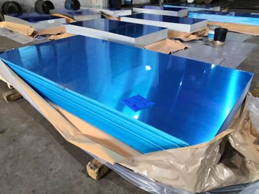 3000 serye aluminyo sheet na may bluefilm