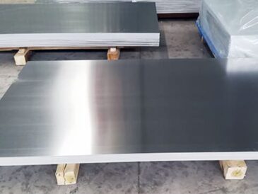 3105 Exhibición de láminas de aluminio