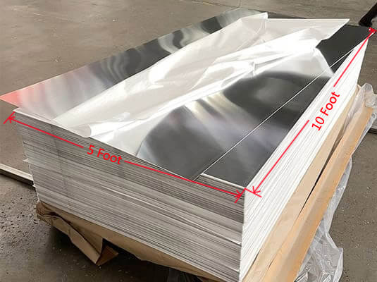 What is 5x10 aluminum sheet