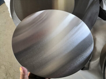 1070 paparan permukaan bulatan aluminium