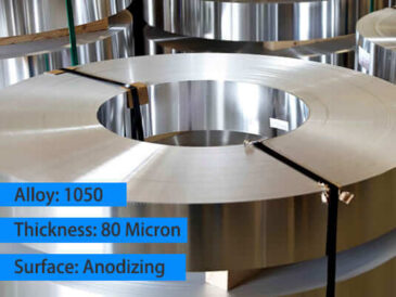 80-Micron Anodized Aluminum Foil Strip