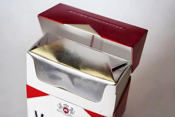 Alüminyum Folyo Sigara Ambalajı Uygulaması